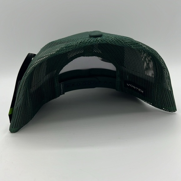 VORTEX GREEN MESH TRUCKER BALL CAP HAT BRAND NEW WITH TAGS OSFM - Picture 3 of 7